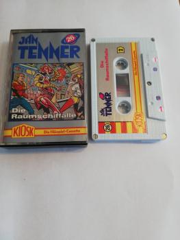 Jan Tenner Folge 26 Die Raumschiffalle 5-fach Silber geschraubt Weiß mit Silbernen Aufkleber 4.27726 CD Kiosk(Innencover beschrieben)